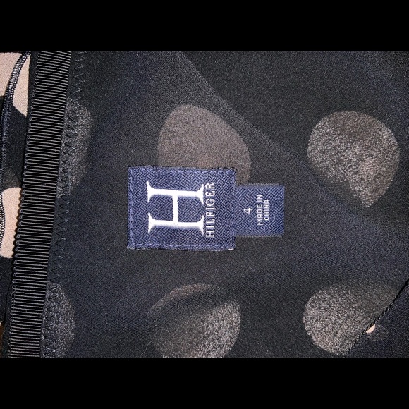 Tommy Hilfiger Polka Dot Black & Cream Skirt - Picture 4 of 4